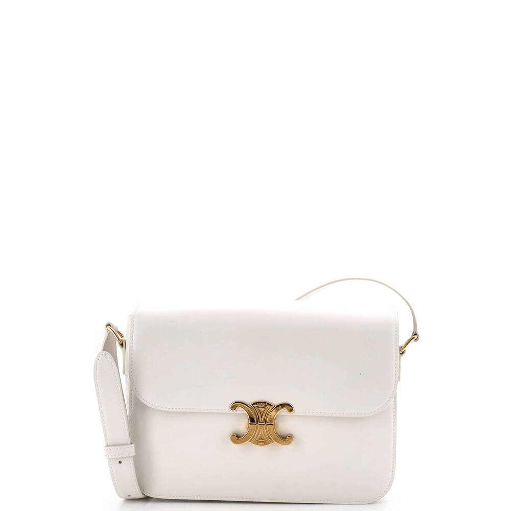 Celine Large Triomphe Shoulder Bag Smooth Calfskin